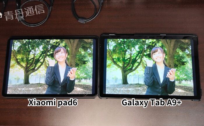 Galaxy Tab A9+ ディスプレイ品質確認01