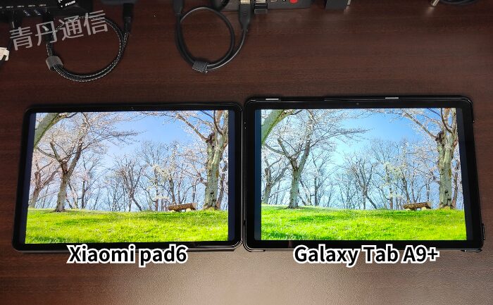 Galaxy Tab A9+ ディスプレイ品質確認02
